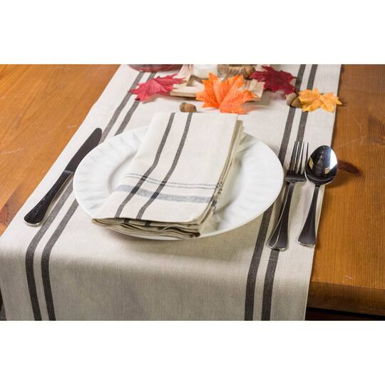 DII® French Stripe Cloth Dinner Napkins